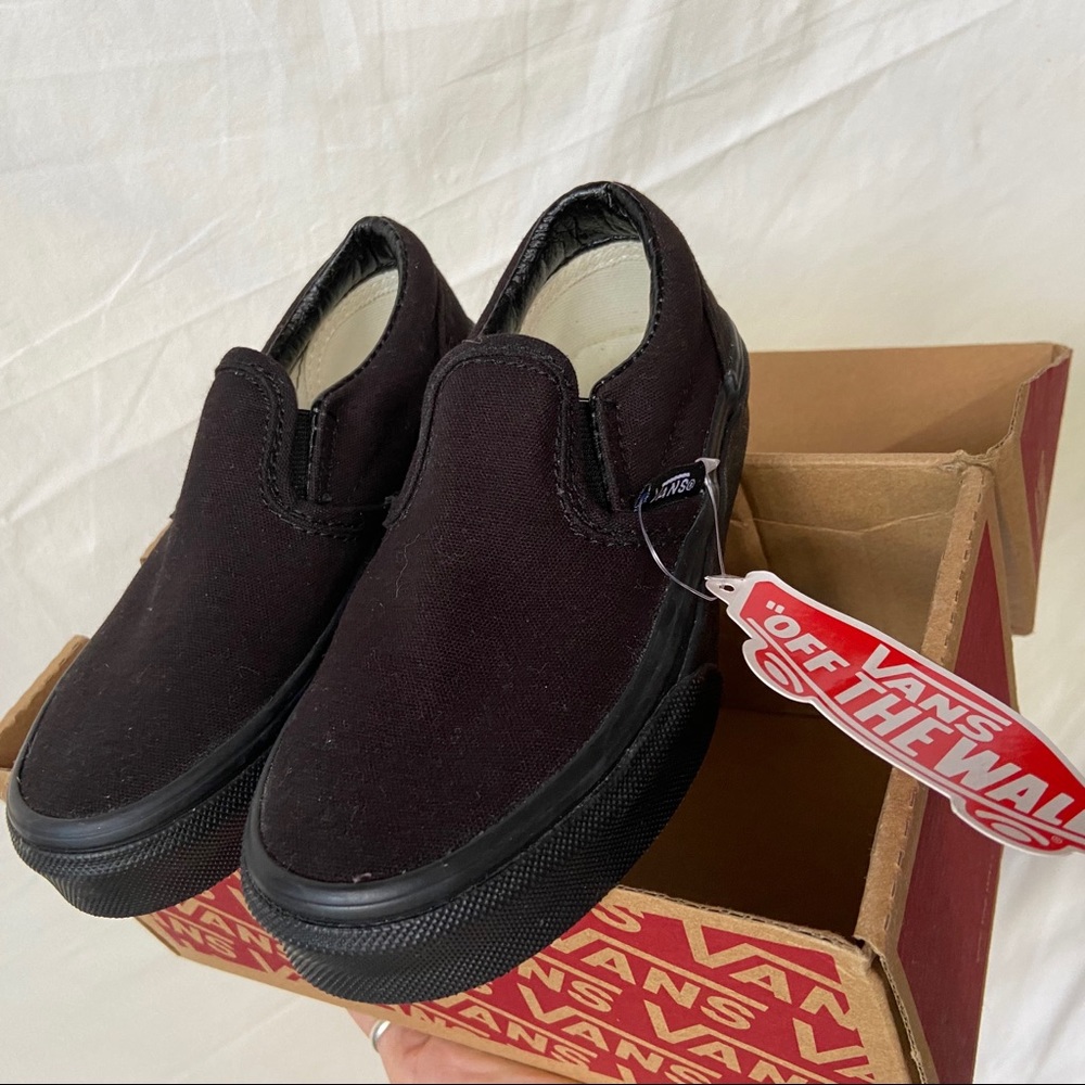Toddler vans classic slipons brand new